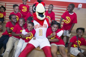 True To Atlanta: The Atlanta Hawks Tab Bessie Branham Park For Their Third Basketball Court Renovation Of 2015