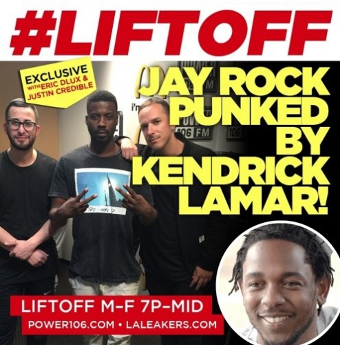 JayRockKendrick-494x500 Jay Rock Gets Punked By Kendrick Lamar On The Liftoff!  