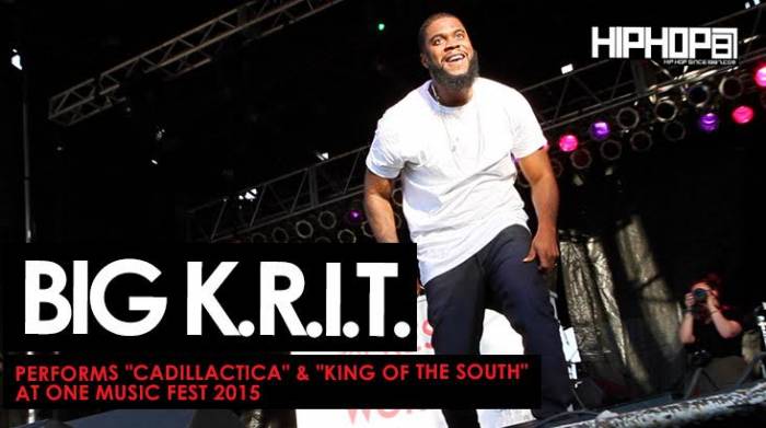 King-Of-The-South Big K.R.I.T. Performs "Cadillactica" & "King of the South" At One Music Fest (Video) (Shot by Brian Da Director)  
