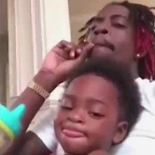 Is Rich Homie Quan Smoking Ganga With His Son? (Video)