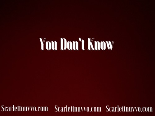 ScarlettNuvvo_You_Dont_Know-1-500x375 Scarlett Nuvvo - You Don't Know (Video)  