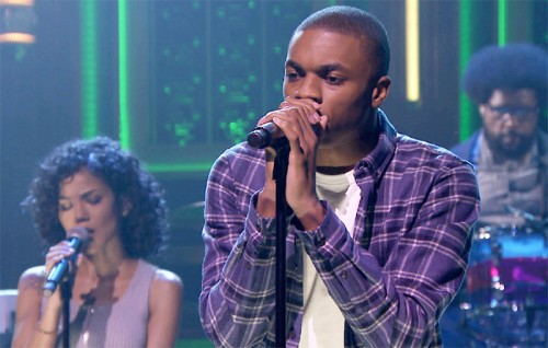 aiko-staples-500x318 Vince Staples & Jhene Aiko Perform "Lemme Know" On The Tonight Show (Video)  