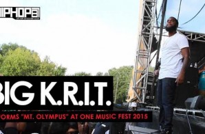 Big K.R.I.T. Performs “Mt. Olympus” During One Music Fest 2015 (Video)