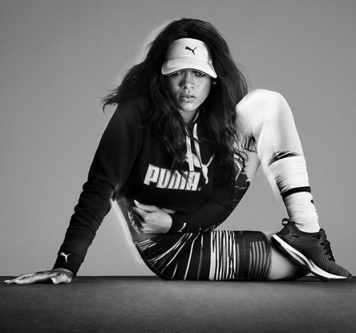 rihanna-500x469 Rihanna Flexes In Her Brand New Puma Training Ad! (Video)  