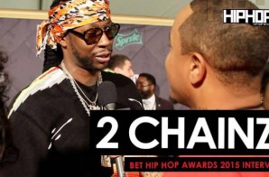 2 Chainz Talks His Upcoming Album, Street Execs vs. Vamp Life Basketball Game, ‘Trapavelli Tre’ & More On The 2015 BET Hip-Hop Awards Green Carpet (Video)