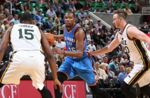 Game On: Durant & Westbrook Shine Against The Utah Jazz; Westbrook Drops A Triple-Double (Video)