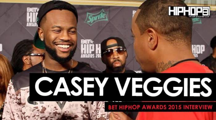 Casey Casey Veggies Talks 'Live & Grow', His Upcoming Tour With Dom Kennedy, Peas & Carrots & More On The 2015 BET Hip-Hop Awards Green Carpet (Video)  