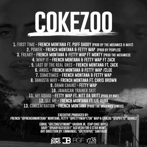 Coke_Zoo-500x500 Fetty Wap & French Montana - Coke Zoo (Track List)  