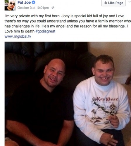 FatJoe-448x500 Fat Joe Shares Heartfelt Tribute To Son With Special Needs  
