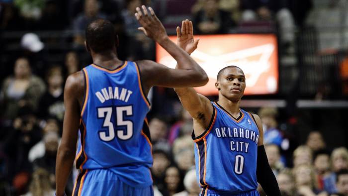 kdrw Russell Westbrook Drops 48, Kevin Durant Scores 43; Thunder Defeat Magic in Double Overtime (Video)  