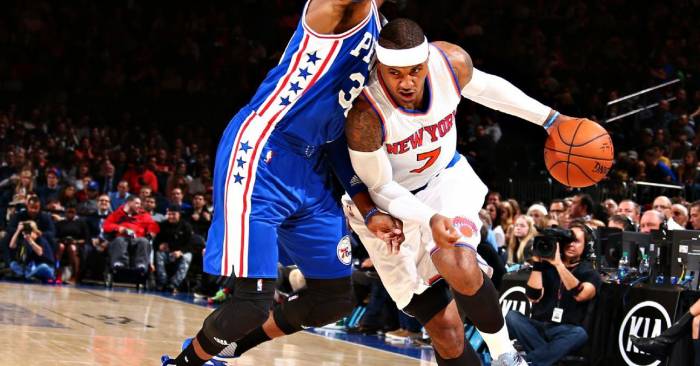proxy1 He's Back: Knicks All-Star Carmelo Anthony Shakes, Bakes & Slams (Video)  