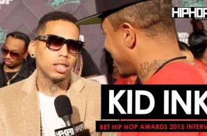 Kid Ink Talks Performing With Dej Loaf, Touring Overseas, Working With 21 Savage & More On The 2015 BET Hip-Hop Awards Green Carpet