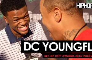 DC Young Fly Talks Stand Up Comedy, Films, Reaching Success From Social Media & More On The 2015 BET Green Carpet (Video)