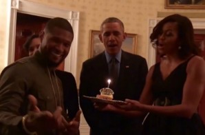 Barack & Michelle Obama Sing Happy Birthday to Usher! (Video)