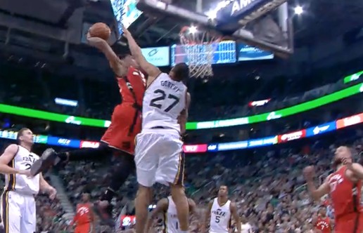 Well Damn: DeMar DeRozan Throws Down the VICIOUS Slam on Rudy Gobert (Video)