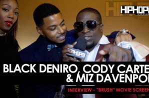 Black Deniro, Cody Carter, & Miz Davenport Interview At The “Brush” Movie Screening 11/5/15 (Video)