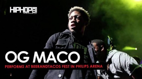 OG-Maco-500x279 OG Maco Performs "Fuck Em 3x" & "U Guessed It" at BeerAndTacos in Philips Arena (Video)  