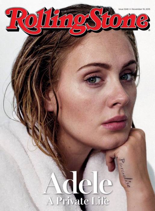 adele Adele Graces the Cover of the November Issue of Rolling Stone Magazine  