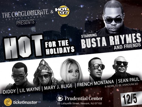 hot-97-hot-in-the-holidays-687x520-500x378 Busta Rhymes Announces His 'Hot For The Holidays' Concert & Performs Some Classics With Diddy! (Video)  