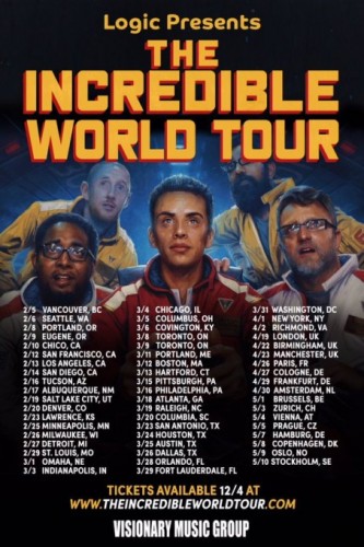 logic-announces-the-incredible-world-tour-453x680-333x500 Logic Announces 'The Incredible True Story World Tour'!  