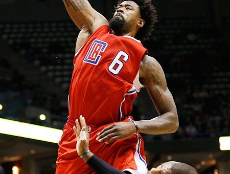 Well Damn: Clippers Star DeAndre Jordan Takes Flight Over Bucks Big Man Greg Monroe (Video)