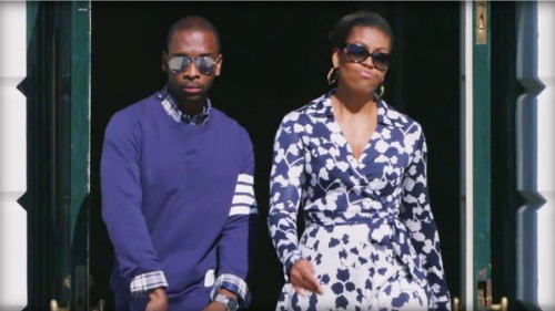 CV4Q5k5UAAA-Cb0-1-500x281 Simply Amazing: Michelle Obama Drops A Pretty Dope "Go To College" Rap Record (Video)  