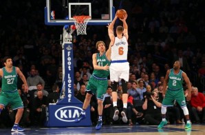 Kristaps Porzingis & Dirk Nowitzki Square Off at MSG; Mavs Put Out The Win (104-97) (Video)
