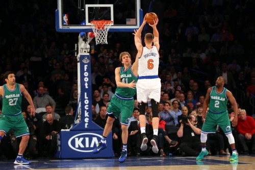 CVt83_fWcAA1crR-500x333 Kristaps Porzingis & Dirk Nowitzki Square Off at MSG; Mavs Put Out The Win (104-97) (Video)  