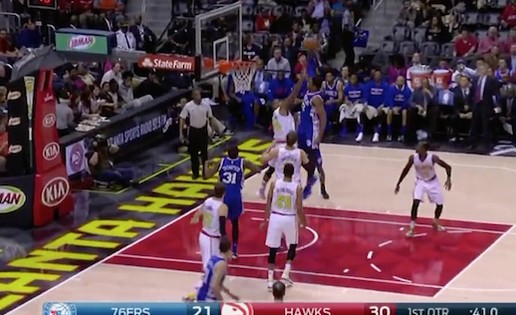 No Brotherly Love: Philadelphia 76er Richaun Holmes Posterizes Atlanta Hawks All-Star Al Horford (Video)