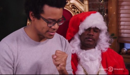 cam-500x288 Cam'Ron Plays Office Santa Claus On The Nightly Show (Video)  