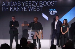 Kanye West Receives ‘Shoe Of The Year’ Honor In New York City! (Video)