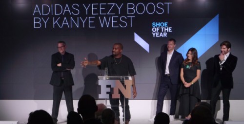 kw-1-500x255 Kanye West Receives ‘Shoe Of The Year’ Honor In New York City! (Video)  
