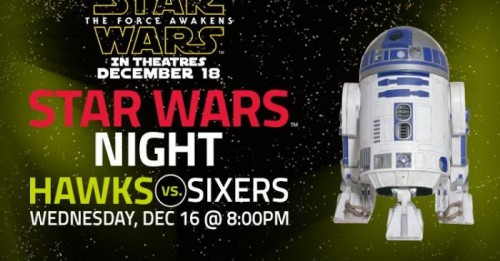 proxy1-500x261 May The Force Be With You: Stars Wars Fans Bring "The Force" Frenzy to Hawks vs. 76ers  
