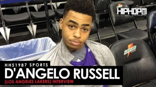 russell-500x279 Lakers Star D'Angelo Russell Talks His Pre-Game Playlist & Learning From Byron Scott With HHS1987 (Video)  