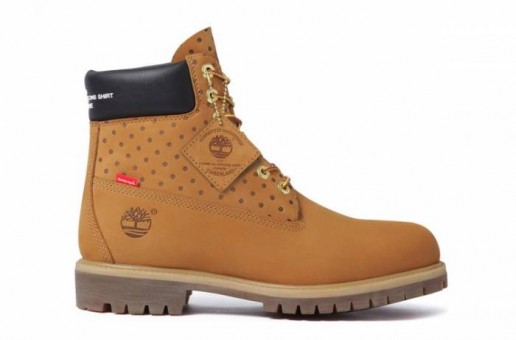 Supreme Hooks Up With COMME des GARCONS SHIRT To Make Custom Timberland 6-inch Boot!