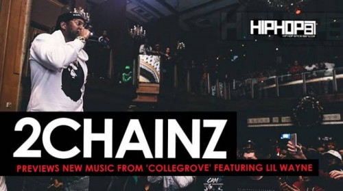 unnamed-111-500x279 2 Chainz Previews New Music From His Upcoming 'ColleGrove' Collaboration Project With Lil Wayne (Video)  