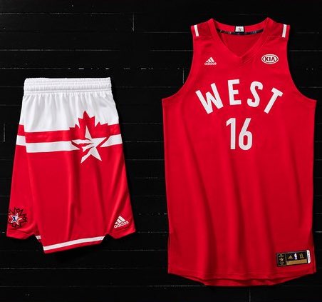 west Ballin' In The 6: adidas Unveils 2016 NBA All-Star Uniforms (Photos)  