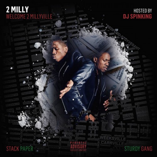 2m-500x500 2 Milly - Welcome To Millyville (Mixtape) (Hosted By DJ Spinking)  