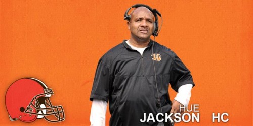 CYnmIk-W8AYW0O_-500x250 Welcome To The Land: The Cleveland Browns Have Named Hue Jackson Their New Head Coach  