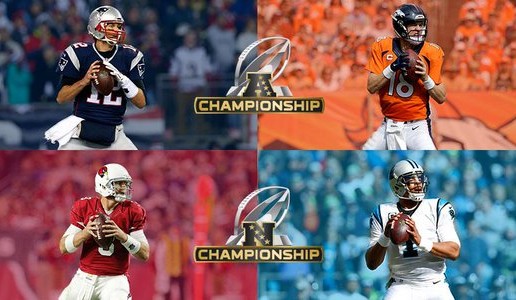 2016 NFL Championship Sunday: Patriots vs. Broncos & Cardinals vs. Panthers (Predictions)