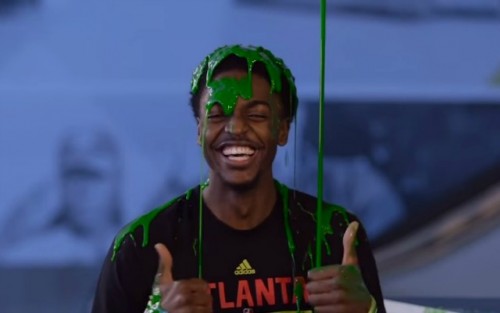 hawks90-500x313 The The Atlanta Hawks Travel Back In "Slime" With Their Nickelodeon '90s Night Saturday Night vs. Chicago  