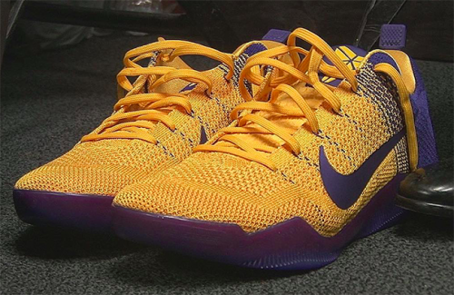 nike-kobe-11-lakers-yellow-purple-500x325 Nike Kobe 11 "Lakers" (Photos)  