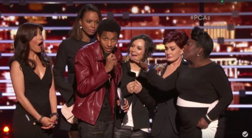 pca-1-500x275 Fan Crashes Stage To Shoutout Kevin Gates & Kanye West At People's Choice Awards! (Video)  