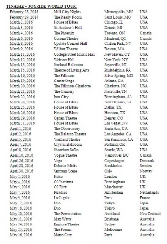 tinashetour-343x500 Tinashe Announces First Round of Dates For The Joyride World Tour!  