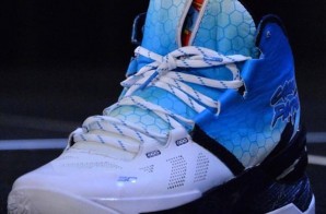 Cam Newton Rocks His Exclusive Under Armour Curry Two “Carolina Panthers” (Photos)