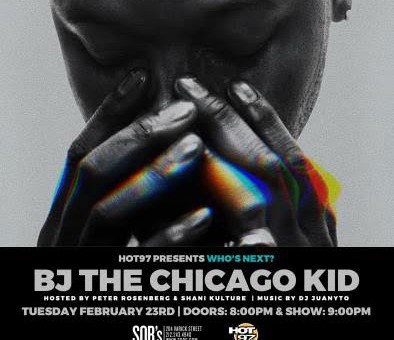 Who’s Next Live Ft. BJ The Chicago Kid Recap (NYC)