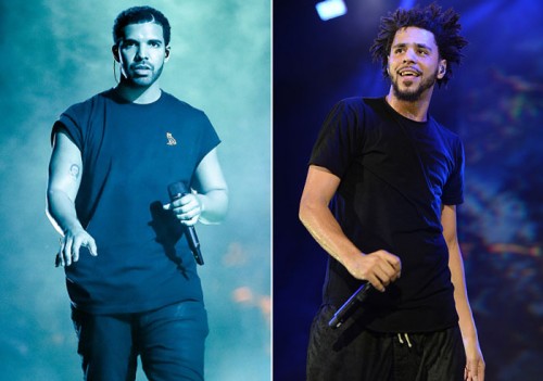 drake-j-cole-500x351 Will A Drake And J. Cole Tour Happen This Summer?  