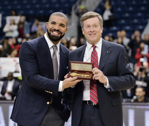 drake-mayor-key-nba-500x423 Drake Presented With Key To The City Of Toronto! (Video)  