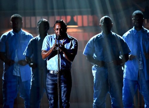 kendrick-lamar-grammys-1-500x362 Kendrick Lamar Delivers Epic Performance At The Grammy's! (Video)  
