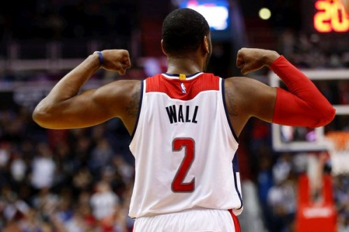 Ccea-p0WAAAVL3_-500x333 John Wall Drops 37 Points As The Wizards Faced The 76ers in D.C. (Video)  